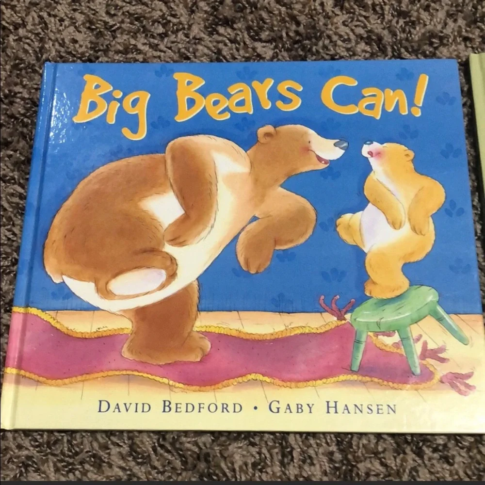 Set of 2 Bear Themed Children’s Reading Books